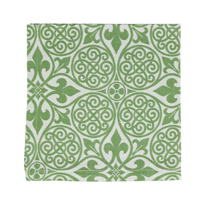 Vietri - Napkins - Damask Green- Set of 4