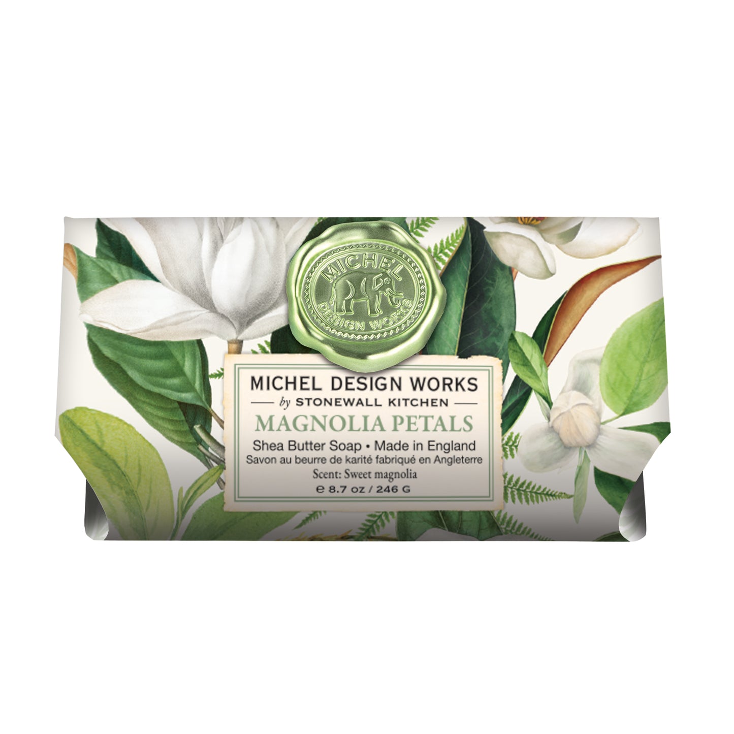 Michel Design Works - Large Bath Soap Bar - Magnolia Petals - Findlay Rowe Designs