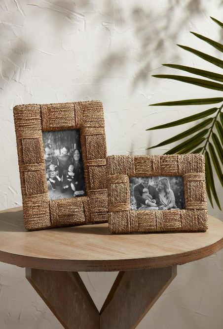 Mud Pie - Frame - Woven 4x6/5x7 - Findlay Rowe Designs