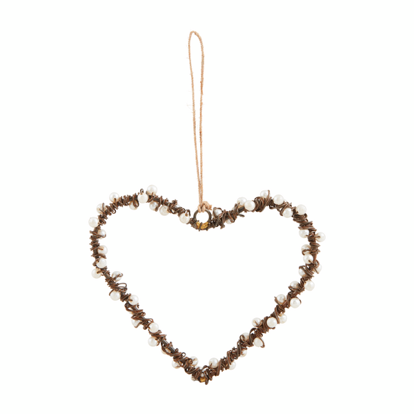 Mud Pie - Ornament - Pearl & Wire Star Heart Cross Angel