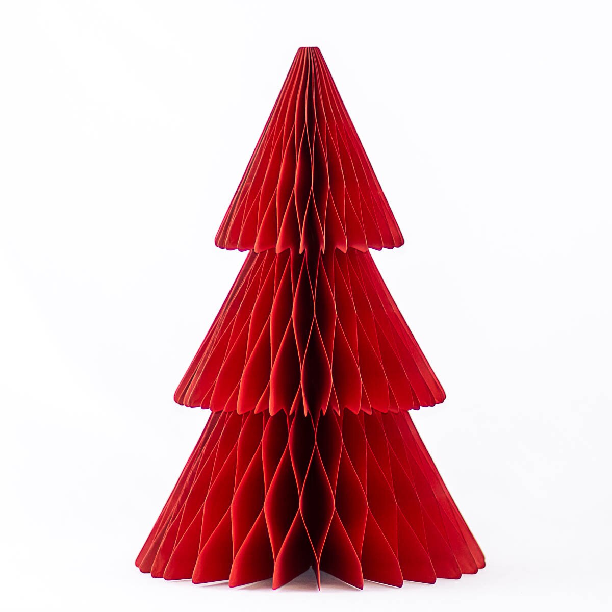 Royal Standard - Accordion Paper Tree - Dark Red - Findlay Rowe Designs