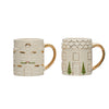 Mug - Stoneware House with Gold handle