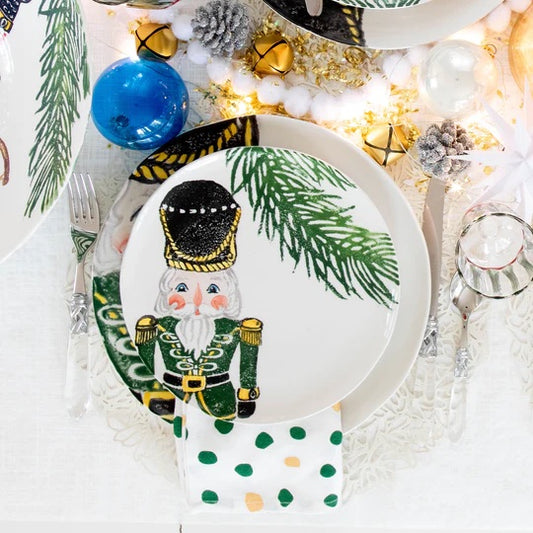 Vietri - Nutcracker Green Salad Plate - Findlay Rowe Designs