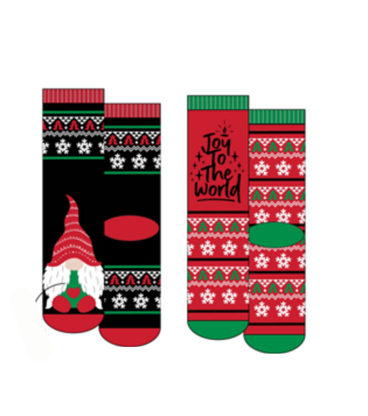 Socks - Women - Feather Yarn Christmas 2pk