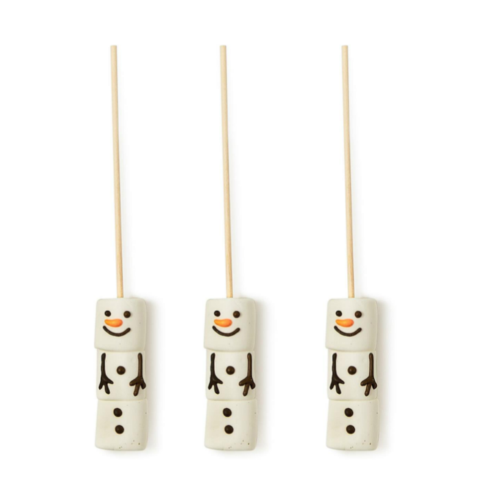 Vanilla Marshmallows Snowman Sticks - Set of 6 - Findlay Rowe Designs