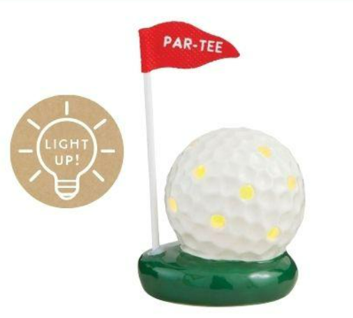 Mud Pie - Light-Up Sitter - Golf Ball