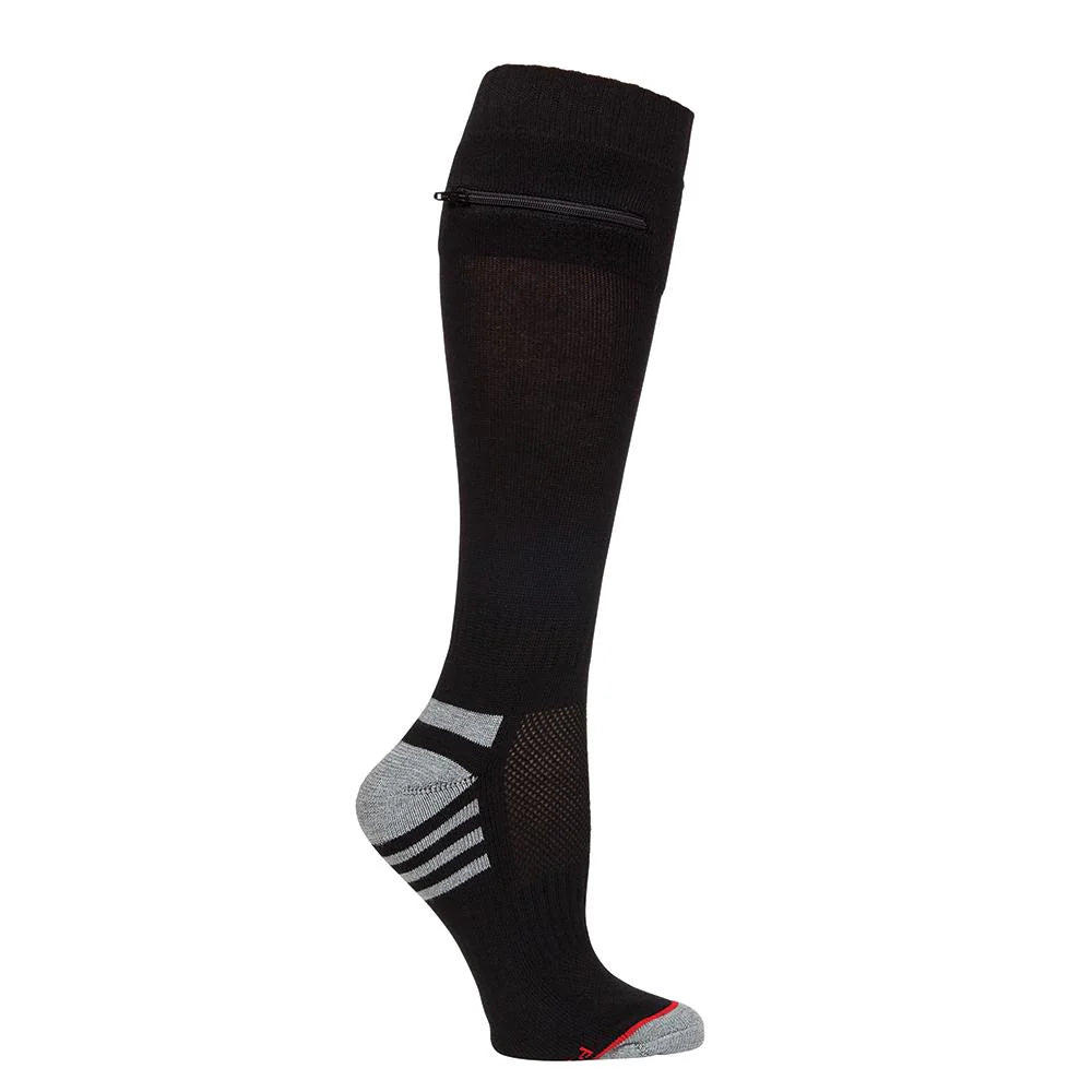 Pocket Socks - Men's Black Passport Security Sock