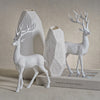 All White Decorative Deer - Findlay Rowe Designs