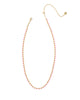 Kendra Scott - Kelsey Strand Necklace - Gold Pink Enamel - Findlay Rowe Designs