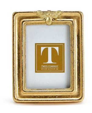 Bee Gold Leaf Finish Photo Frame - Findlay Rowe Designs