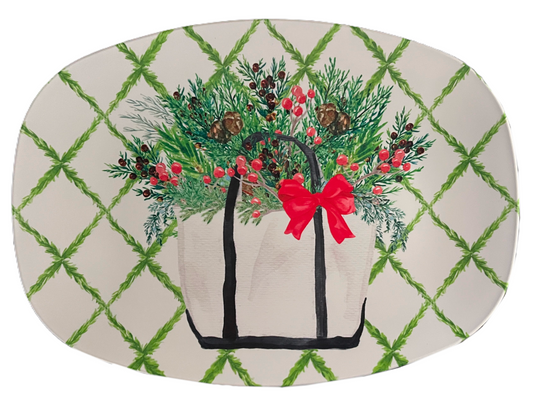 Mariposa - Evergreen Tote Platter