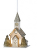 Ornament  - Light Up LED Church - Findlay Rowe Designs