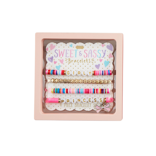 Mud Pie - Girls - Sweet and Sassy Beaded Bracelets