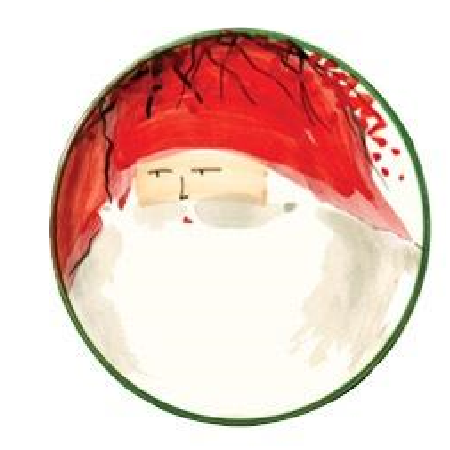 Vietri - Old St. Nick Canape Plate - Findlay Rowe Designs