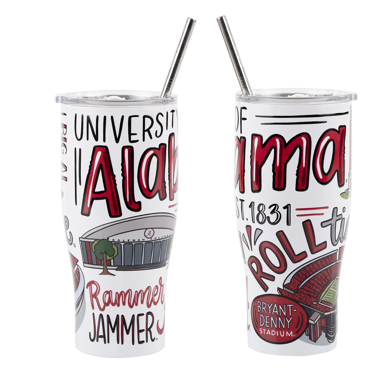 Glory Haus - Univ.of Alabama Icon Tumbler - Findlay Rowe Designs