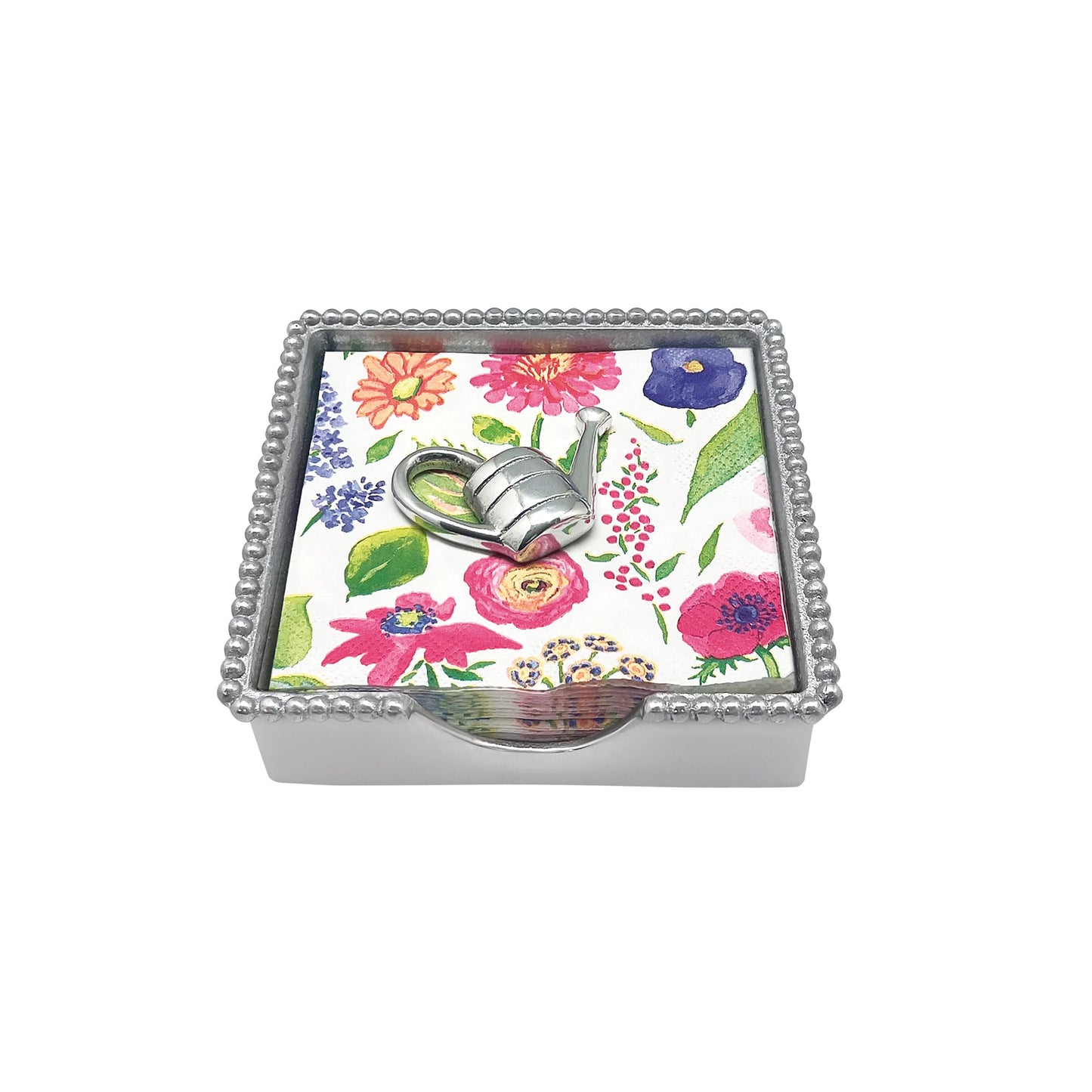 Mariposa - Beaded Napkin Box Set - Watering Can,