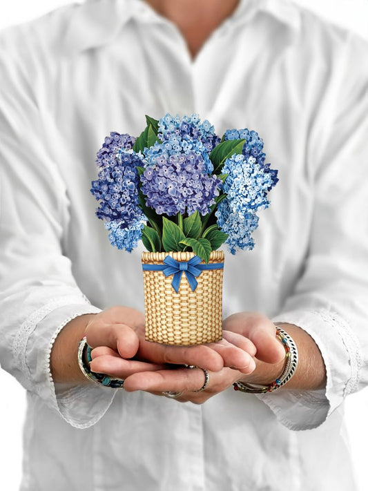 Fresh Cut Paper - Pop Up Bouquet Matching Card - Mini Nantucket Hydrangeas