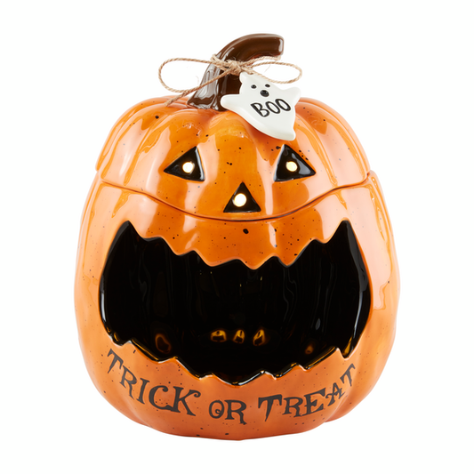 Mud Pie - Trick Or Treat Jack-O-Lantern Container - Findlay Rowe Designs