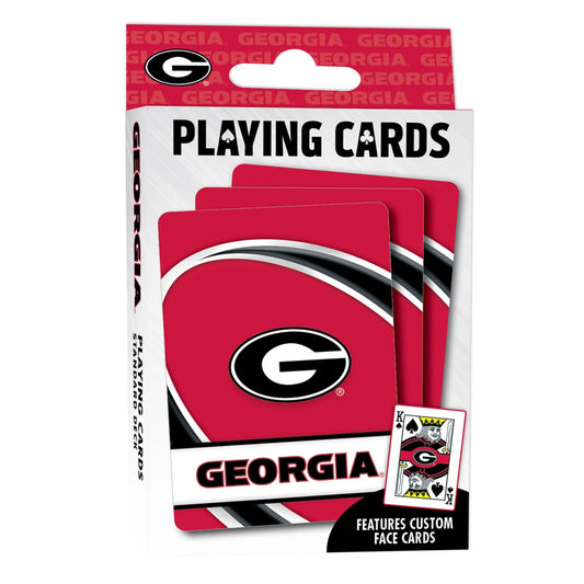 Playing Cards - Georgia Bulldogs - 54 Card Deck - Findlay Rowe Designs