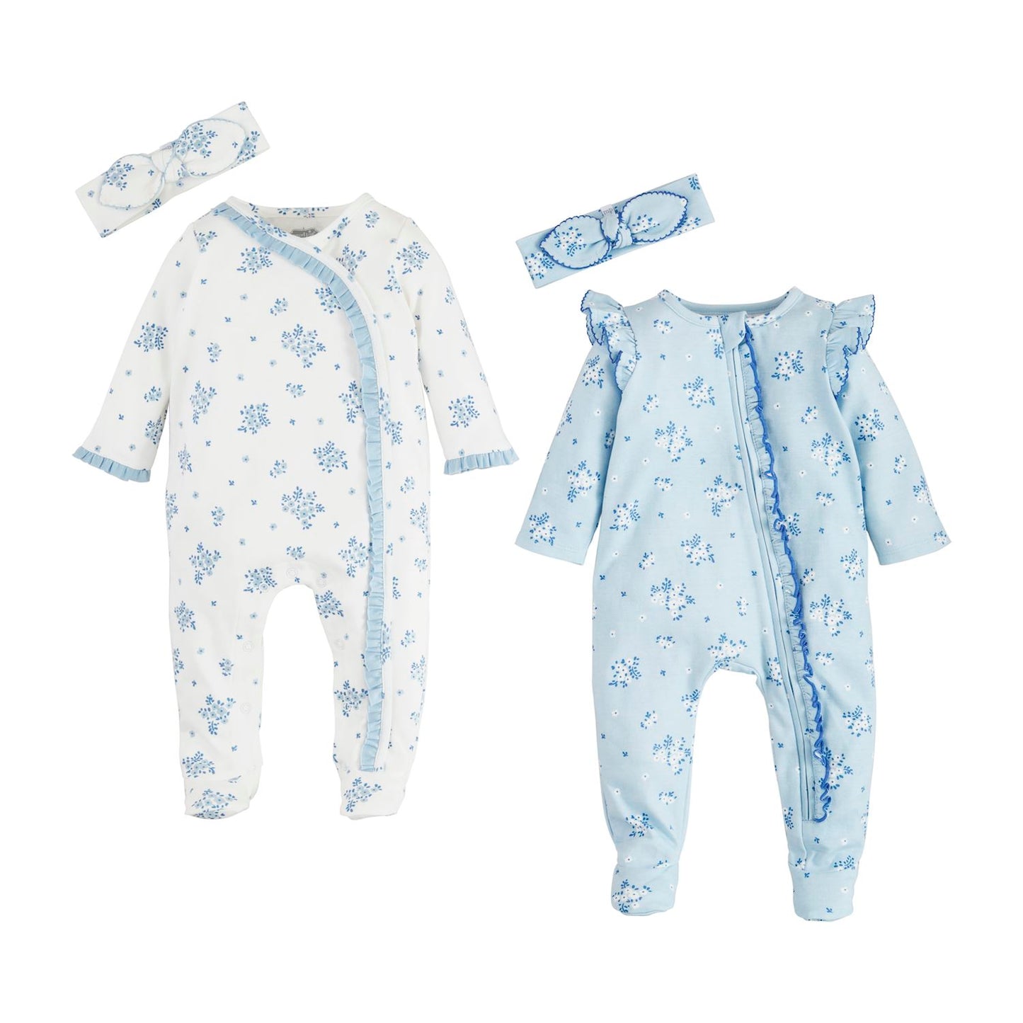 Mud Pie - Baby - Ditsy Floral Sleeper - 3-6Mo