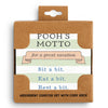 Coasters - Pooh Vacation Advice set/4 - Findlay Rowe Designs