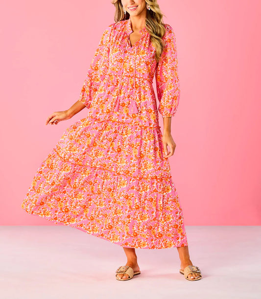 Mud Pie - Dress - Farris Maxi - Pink