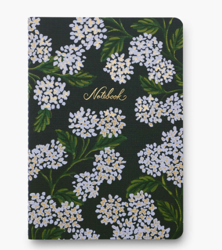 Rifle Paper Co - Notebooks Stitched - Set of 3 Hydrangea