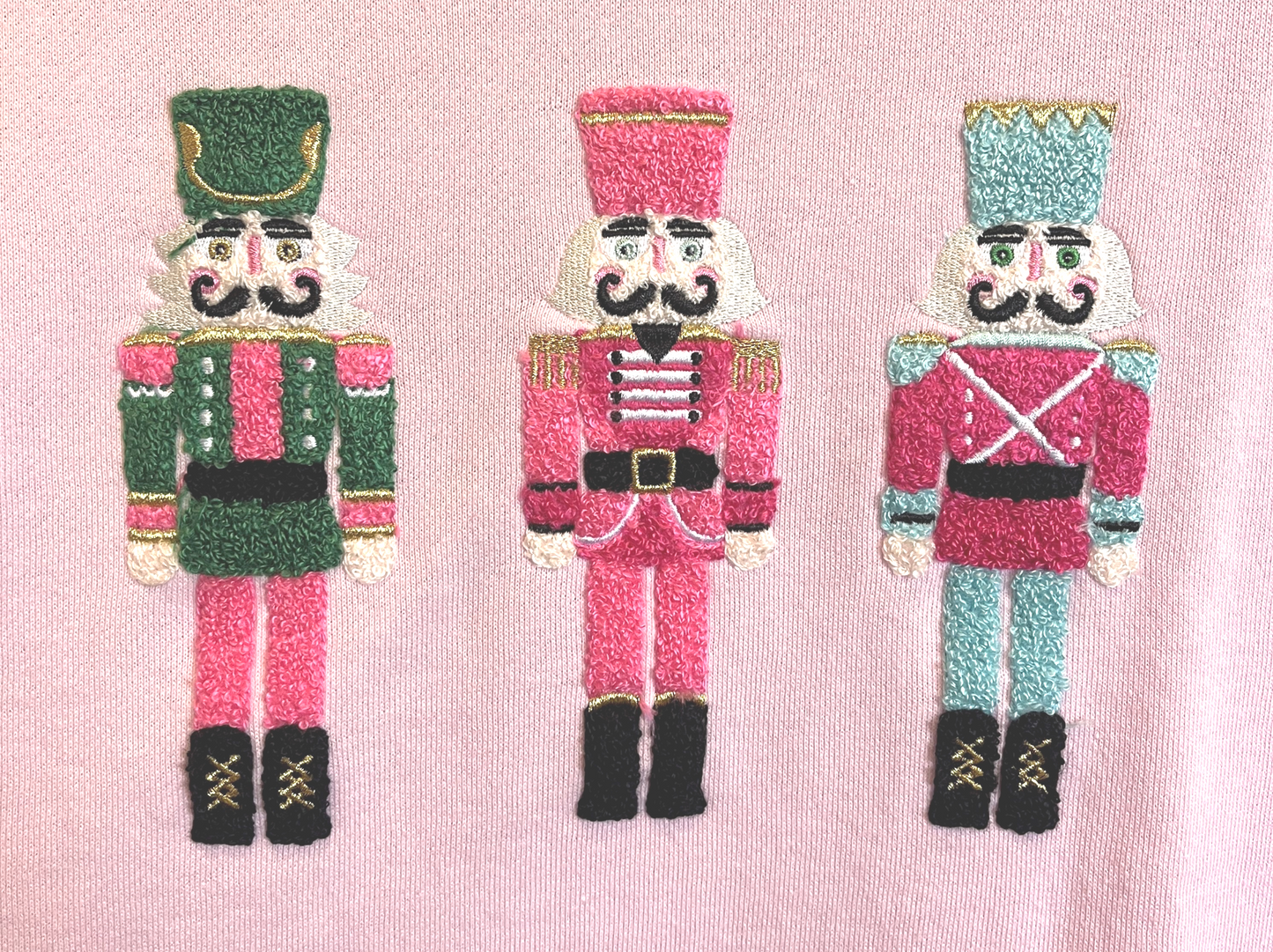 Sweatshirt - Nutcracker Trio - Blush - Findlay Rowe Designs