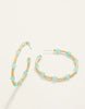 Spartina - Calm Waters Hoop Earrings - Amazonite - Findlay Rowe Designs