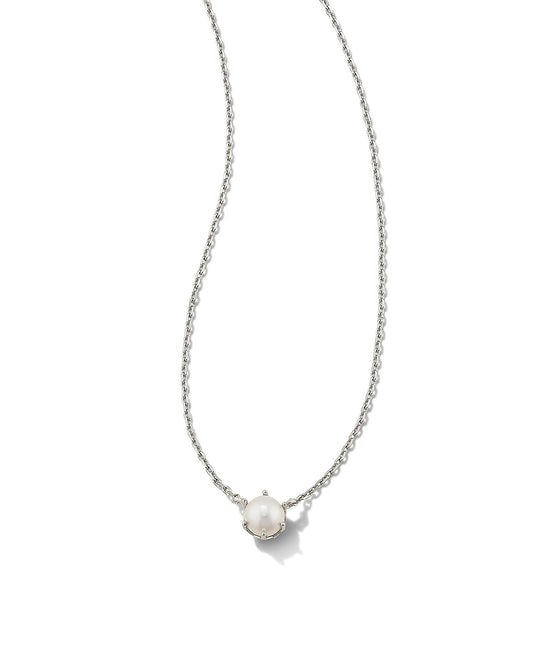 Kendra Scott - Necklace - Silver Ashton Pearl Pendant