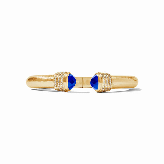 Julie Vos - Luna Demi Cuff -  Iridescent Sapphire Blue