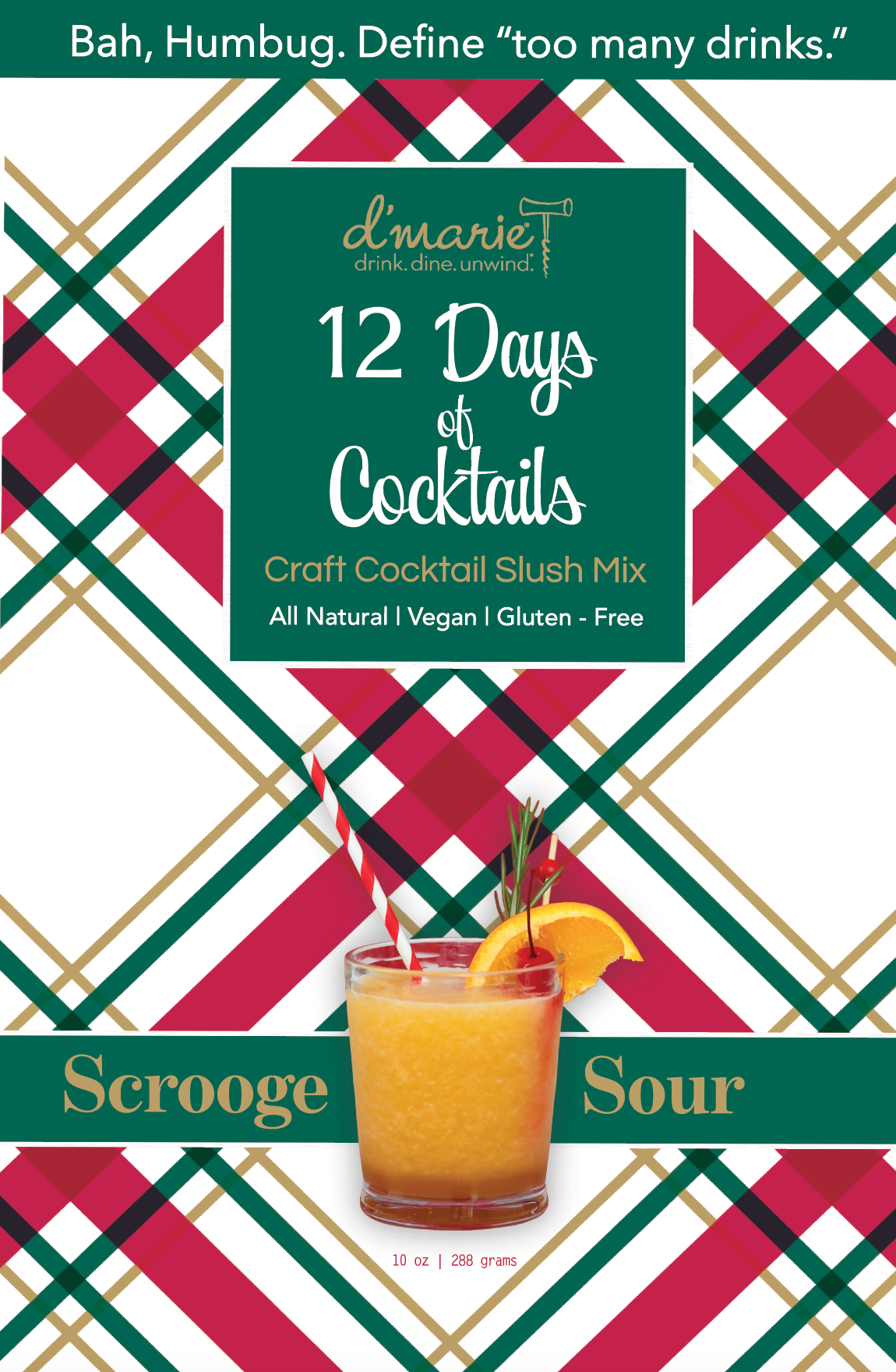 D'Marie - 12 Days of Cocktails Slush Mixes