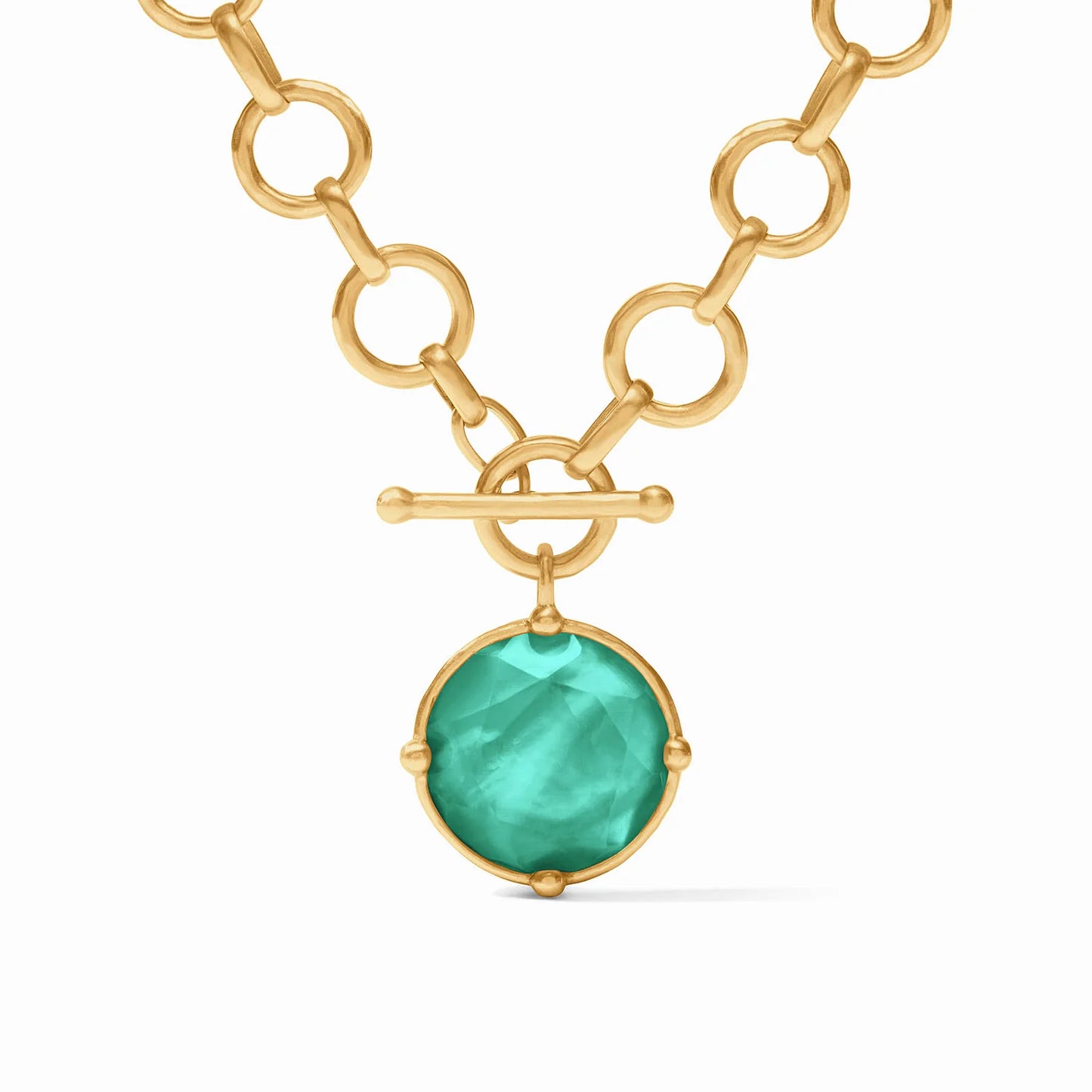 Julie Vos - Honeybee Reversible Demi Necklace - Iridescent Emerald Green - Findlay Rowe Designs