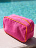 Shiraleah - Cabana Medium Zip Pouch - Magenta