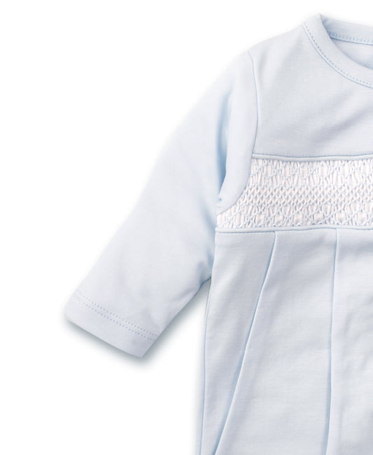 Kissy Kissy - Footie Hand Smocked - Light Blue