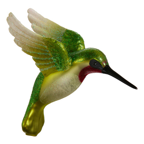 Ornament - Glittered Hummingbird - Findlay Rowe Designs