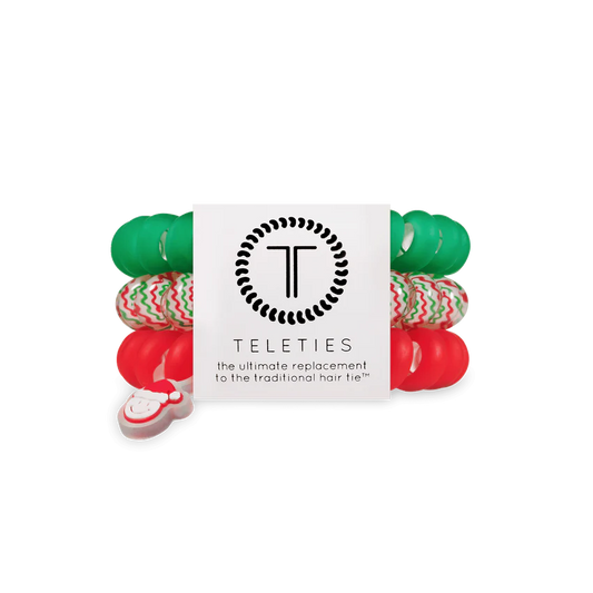 Teleties - Hair Tie Large - Santa Baby - Findlay Rowe Designs