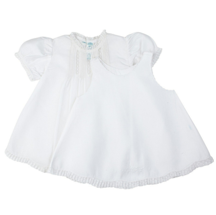 Feltman Brothers - Girls - Dress Dress White Detailed Lace Slip - 3mo - Findlay Rowe Designs