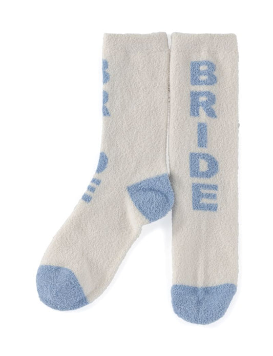 Shiraleah - Bride Socks - Ivory Blue