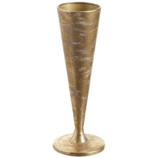 Metal Vase 12 - Gold Antique