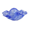 Vietri- ONDA GLASS COBALT RUFFLED ROUND BOWL NO SHIP - STORE PICKUP - Findlay Rowe Designs