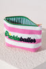 Pickleballer Zip Pouch - Pink - Findlay Rowe Designs