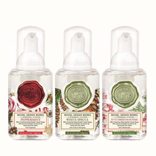 Michel Design Works - Mini Foaming Hand Soap Set of 3 - Santa's Workshop