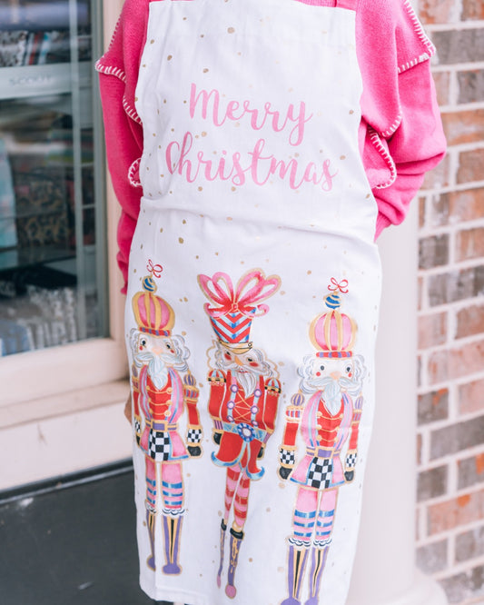 Deck the Halls Yall- Nutcracker Apron - Findlay Rowe Designs