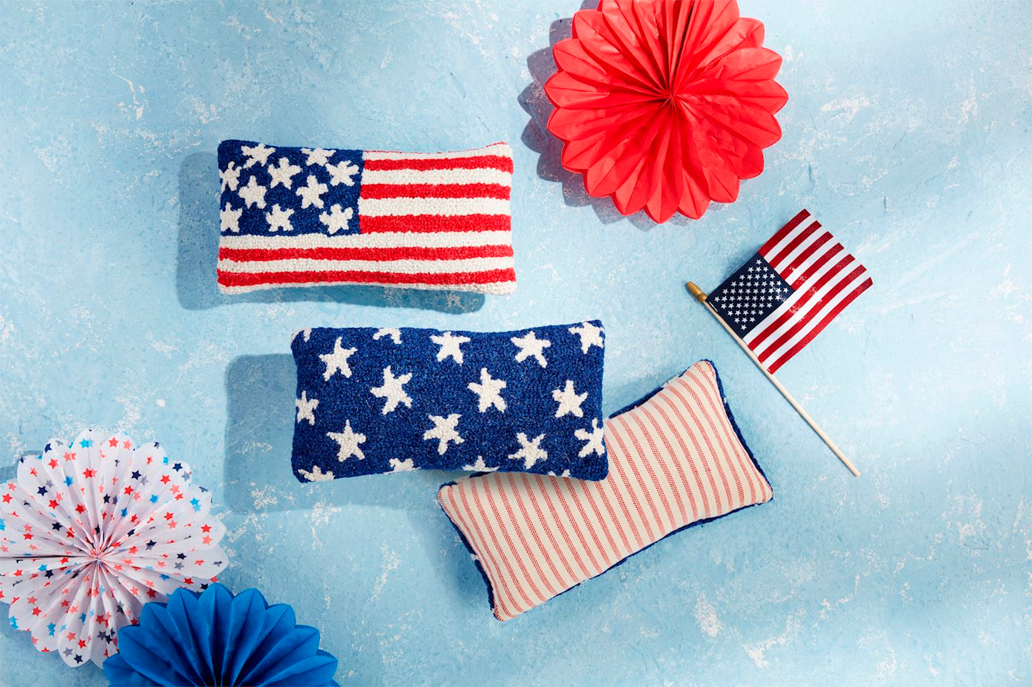 Mud Pie - Pillow - Patriotic Stars