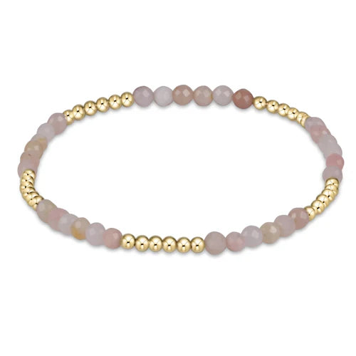 Enewton - Blissful Pattern 2.5mm Bead Bracelet - Pink Opal - Findlay Rowe Designs