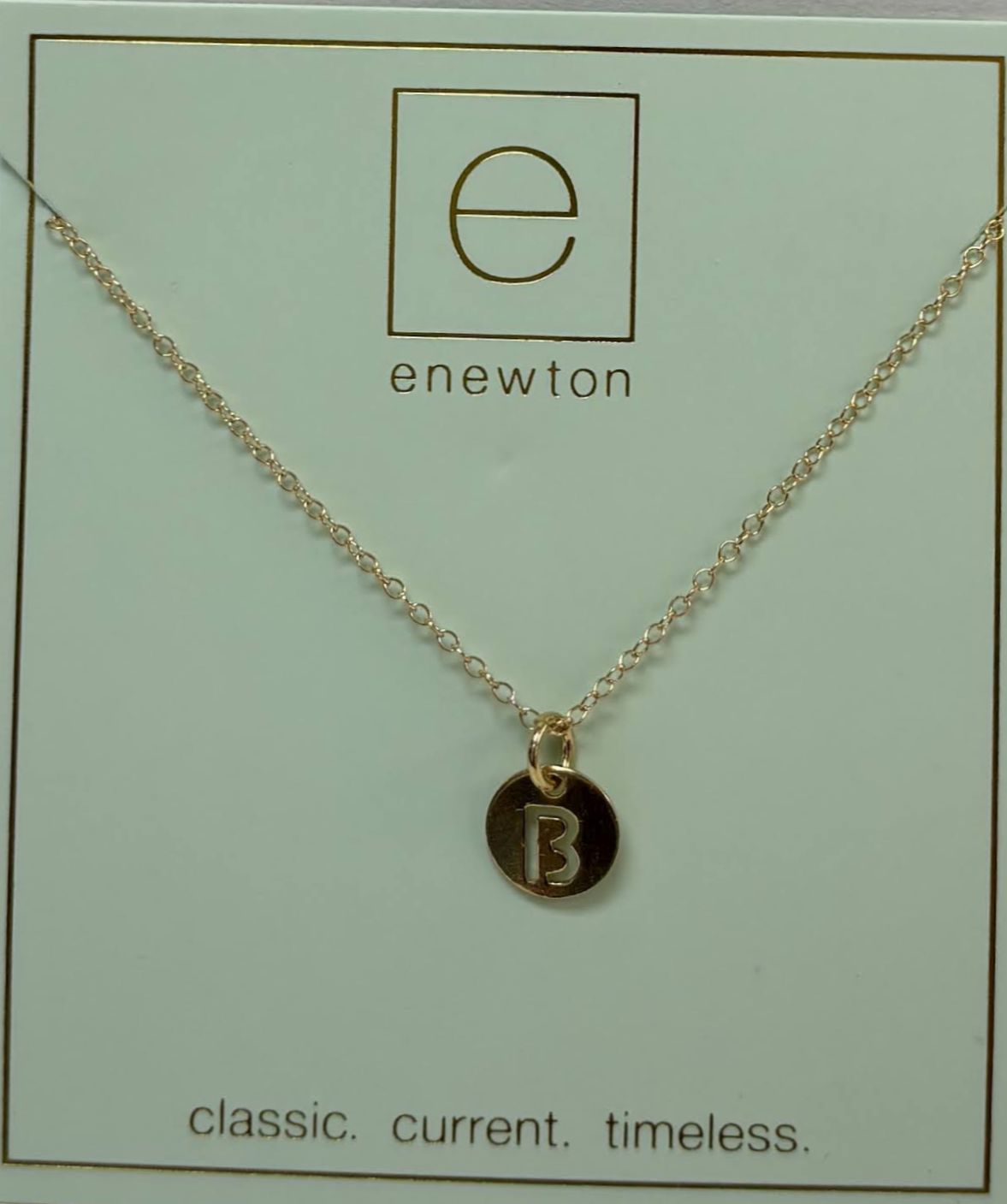 Enewton - 16 inch Necklace Gold - Respect Small Gold Disc - Findlay Rowe Designs