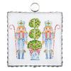 Round Top - Charm - Mini Blue Nutcrackers Print