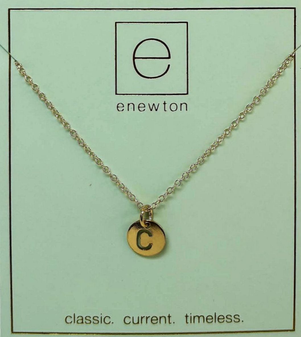 Enewton - 16 inch Necklace Gold - Respect Small Gold Disc - Findlay Rowe Designs