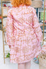 Jude Connally - Faith Dress - Bamboo Lattice - Flamingo Pink - Findlay Rowe Designs